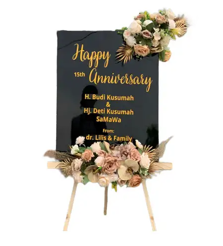 Papan Bunga Akrilik Sigentong