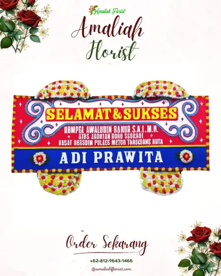 Papan Bunga Ucapan Selamat Sigentong